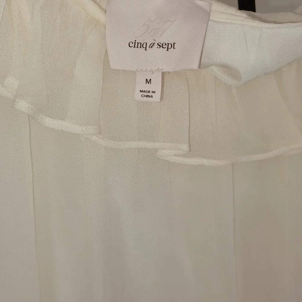 5 a 7 cinq a sept 100% Silk Amina Blouse - Picture 5 of 9